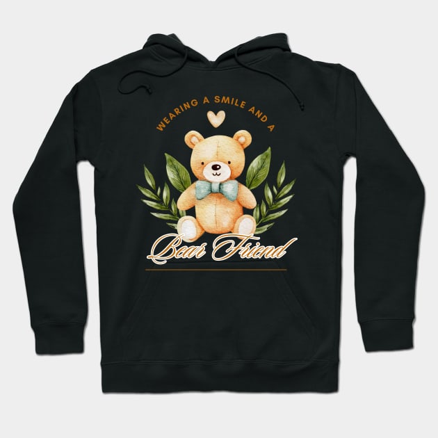 BEAR FRIEND Hoodie by tzolotov